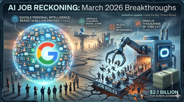 Google Just Gave 1.8 Billion People an AI That Reads Their Inbox — And Oracle Cut Thousands to Pay for It