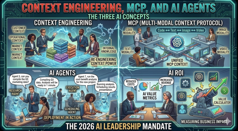Context Engineering, MCP, and AI Agents: The Three AI Concepts Every Business Leader Needs to Understand in 2026