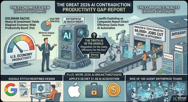 Goldman Sachs Says AI Hasn’t Boosted the Economy. Amazon Just Cut 30,000 Jobs Because It Has. Here’s the Truth.