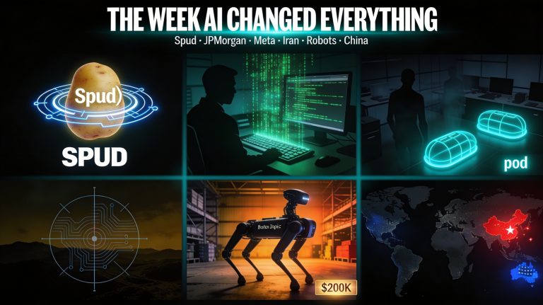 OpenAI’s Secret “Spud” Model Is Coming in April, JPMorgan Is Spying on Its Bankers, Meta Laid Off 700, and Claude Is Confirmed in the Iran War Kill Chain