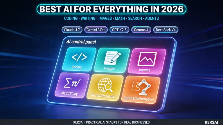 Best AI for Everything in 2026: Coding, Writing, Images, Math, Search and Agents