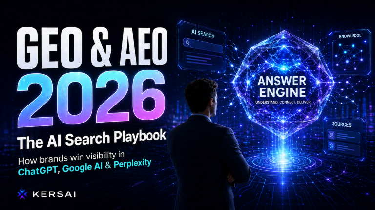 Generative Engine Optimization (GEO) & Answer Engine Optimization (AEO): The Complete 2026 Playbook for AI Search Dominance