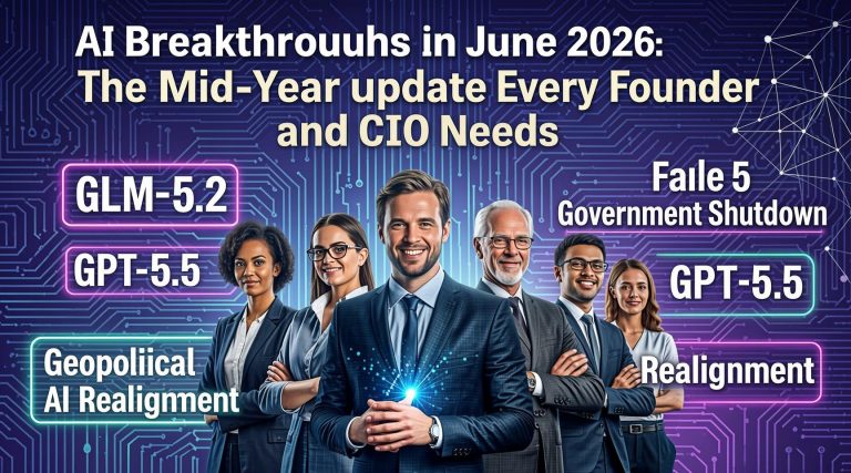 AI Breakthroughs in June 2026: The Mid-Year Update Every Founder and CIO Needs