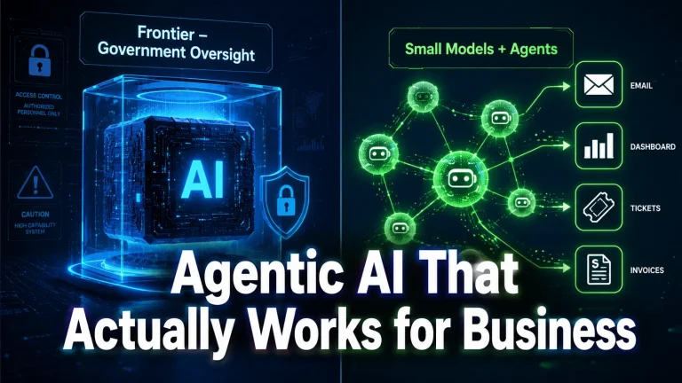 Frontier AI for Governments, Small Models for Agents: How 2026’s New AI Reality Changes Business Strategy
